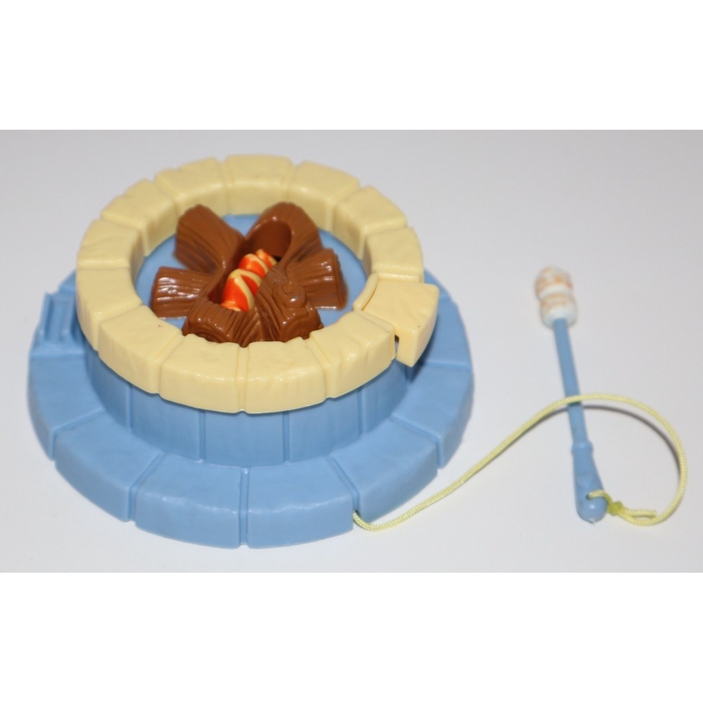 Mattel Fisher Price 2004 Loving Family Dollhouse Camping Campfire Fire Pit